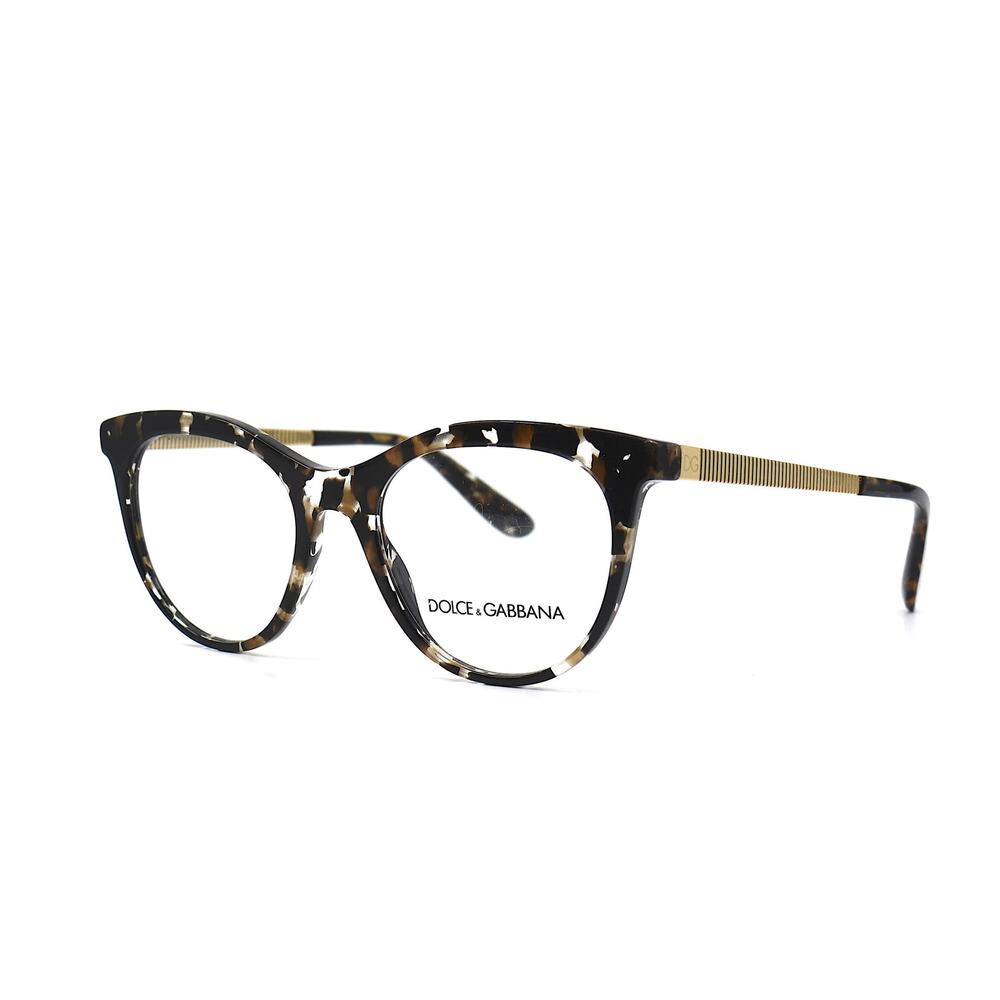 DOLCE&GABBANA DG3316 911 BLACK HAVANA AUTHENTIC EYEGLASSES FRAME
